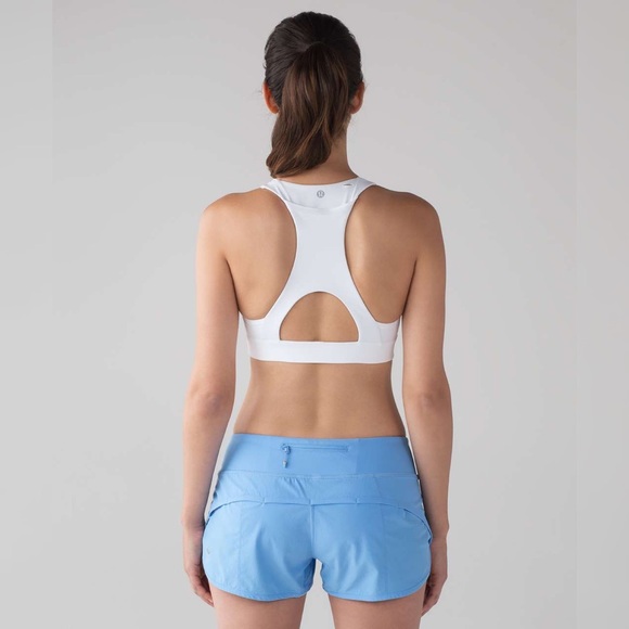 Lululemon Pace Perfect White Sports Bra - Picture 2 of 7